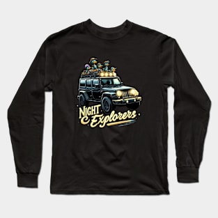 duck Jeep Wave Long Sleeve T-Shirt